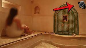 اكتشاف كاميرات مراقبه داخل حمام نساء شعبي فى المغرب - YouTube