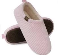 Women's Cotton Slippers Soft Comfy Winter House Shoes With ...