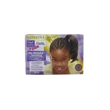 Autant marier les deux et faire un chignon tressé. Kit Defrisage Enfant Cheveux Fins Dark 351ml Soft Sheen Carson
