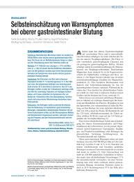 Schauen sie sich jetzt die ganze liste der weiteren möglichen ursachen und krankheiten an! Selbsteinschatzung Von Warnsymptomen Bei Oberer Gastrointestinaler Blutung