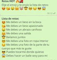Lista de retos para whatsapp con imágenes y atrevidos. Pin De Valeria En Frases Textos Retos Para Amigos Juegos Para Whatsapp Retos Retos Para Whatsapp Atrevidos