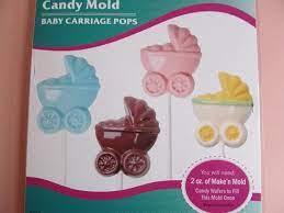 Candy Mold Baby Carriages For Candy Pops Great For Baby Showers Can Use With Any Candy Mel Baby Shower Chocolate Baby Shower Chocolate Molds Baby Shower Treats