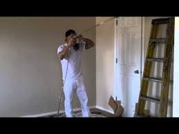 How To Paint Ceilings With A Paint Sprayer Tips Using An Airless Sprayer To Paint Ceilings With Sherwin Williams Eminenc Painting Ceilings Tips Painted Ceiling