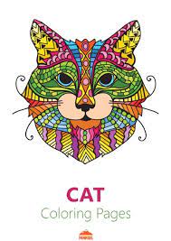 Creative fancy cats coloring book: File Cat Coloring Pages For Adults Printable Coloring Book Pdf Wikimedia Commons