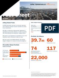 Aprove group we are a group of management consultancy companies. Apm Terminals Fact Sheet Freight Transport Shipping