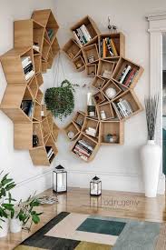 Diy Home Decor Ideas Living Room In 2020 Bookcase Design Bookcase Decor Headboard With Shelves