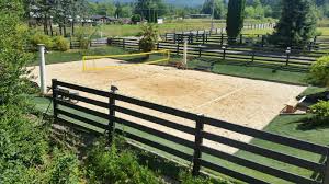 The campagnas' court goes way beyond a metal stake driven into the dirt. How To Construct A Volleyball Court Volleyballusa Com