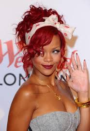 Rihanna long braided hairstyle rihanna fringed blonde bob hairstyle rihanna curly haircut Rihanna Hairstyles Rihanna Red Curly Hairstyle All2need