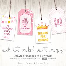Learn how to create custom baby shower invitation cards in five simple steps. Printable Baby Shower Gift Tags Template