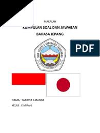 Ketika selesai ujian maka jawaban , skor. Makalah Bahasa Jepang