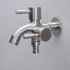 Hahnanschluss wasserhahn 3/4 ag für schnellkupplung. Zantec Creative Edelstahl Wall In Wasserhahn 1 In 2 Out