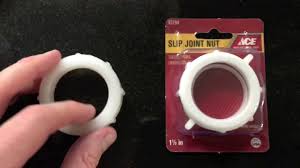 garbage disposal slip joint nut