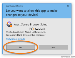 If prompted for permission by the user account control dialog, click yes. Avast Secure Browser Review 2020