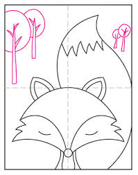 If you want to make the drawing more interesting, you can add the second pair of legs. Cartoon Fox Art Projects For Kids
