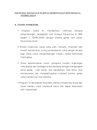 Presentasi proposal pameran seni rupa подробнее. Proposal Kegiatan Panitia Pementasan Seni Budaya Tembilahan