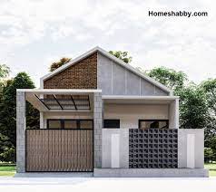 .limas model teras samping rumah teras samping rumah model teras samping rumah minimalis model teras limasan teras depan rumah mewah model 21 model terkini teras rumah joglo 2019 gambar furniture. Desain Dan Denah Rumah Ukuran 6 85 X 14 85 M Dengan Bata Ekspos Dan Pagar Roster Tampak Estetik Homeshabby Com Design Home Plans Home Decorating And Interior Design