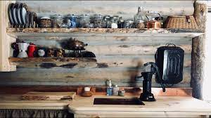 Architectural depot brings years of experience, depth of inventory & great partnerships How To Make Install Floating Shelves In A Tiny House Rustic Kitchen Diy Log Cabin Macaroni Youtube