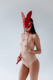 Leather Bunny Mask BDSM Mask Bunny Girl Leather Mask - Etsy