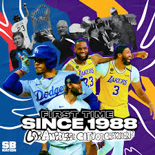 Los angeles lakers, los angeles, ca. Lakers Dodgers Win Championships In Same Year For 1st Time Since 1988 Silver Screen And Roll