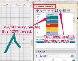 How To Adjust The Thread Color For A Specific Thread In