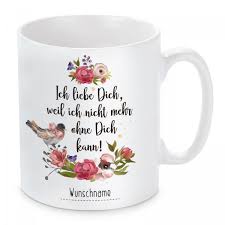 Ich liebe dich durch einen zauberbann. Schmuck Und Accessoires Mit Personlicher Wunschgravur Tasse Mit Motiv Ich Liebe Dich Weil Personalisierbar