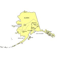 The detailed map shows the us state of alaska and the aleutian islands with maritime and land boundaries, the location of the state capital juneau, major cities and populated places, rivers and lakes, highest mountains, interstate highways, principal highways, ferry lines, and railroads. Alaska Us State Powerpoint Map Highways Waterways Capital And Major Cities Clip Art Maps