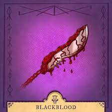 Blackblood Magic Item Card Dungeons And Dragons Homebrew D D Dungeons And Dragons Dungeons And Dragons
