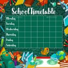 High Quality Time Table Chart Clipart How To Make Time Table