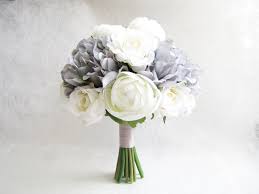 A collection of the top 34 images about peony and rose wedding bouquet including images, pictures, photos, wallpapers, and more. White Peonies Bridal Bouquet Bridesmaid Bouquet Gray Peonies Etsy