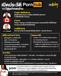 เปิดประวัติ 13 ปี Pornhub กับรายได้ปีละกว่าแสนล้าน คนไทยแชมป์ดูนานที่สุดในโลก  |