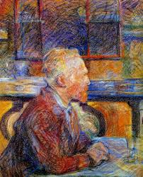 Campo De Trigo Com Ciprestes Wikipedia Vincent Van Gogh In A Paris Cafe Toulouse Lautrec Van Gogh Pinturas Arte Van Gogh Museu Van Gogh