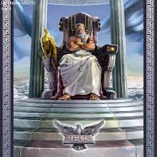 Zeus Upon His Throne On Mt Olympus Zeus Greek Mythology Zeus God Zeus Greek