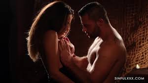 Romantic Sex In a Candlelit Jacuzzi with Amazing Slender Sexy Redhead