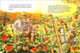 When the settlers did arrive, john befriended them, often g. Johnny Appleseed Kellogg Steven Kellogg Steven Amazon De Bucher