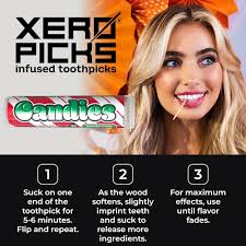 Xero Picks Candies Stuzzicadenti aromatizzati con infuso