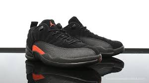 Air Jordan 12 Retro Black And Orange Pin On Dope Kicks