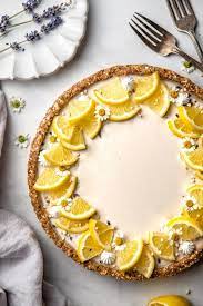 No Bake Lemon Lavender Tart Delight Fuel Recipe Desserts Dessert Recipes Recipes