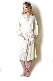 Viverano Organic Cotton Knit Spa And Bath Robe Kimono Style Soft Luxurious At Amazon Women S Clothing S Womens Bathrobes Ladies Tops Fashion Organic Cotton