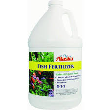 alaska organic fish fertilizer liquid plant food