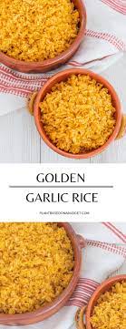 Golden Garlic Rice Recipe Garlic Rice Garlic Rice Recipes Recipes
