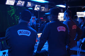 File Us Navy 040116 N 1854w 001 Inspectors From The Navy S Board Of Inspection And Survey Insurv Observe Crewmembers Aboard Uss Kitty Hawk Cv 63 Run Simulated Missile Defense Drills In The Ship S Combat Direction Center Jpg