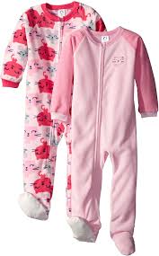 Amazon Com Gerber Girls 2 Pack Blanket Sleeper Clothing
