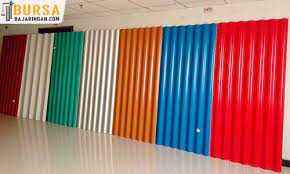 Harga 0.3 mm x 75 cm x 6 m / nm seng spandek atap galvalum gelombang besar. 55 Harga Seng Gelombang Warna Per Lembar 2021