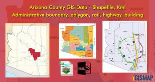 Yavapai County Gis Mapping Arizona County Gis Data Shapefile Kml Administrative Boundary Polygon Rail Highway Building