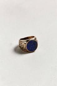 Check spelling or type a new query. Urban Outfitters Blue Stone Signet Ring For Men Lyst