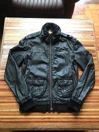 Superdry Brad Leather Jacket Men S Fashion Coats Jackets And Outerwear On Carousell