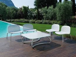 Garden Stackable Easy Chair Ninfea Relax By Nardi Design Raffaello Galiotto Modern Patio Furniture Outdoor Tables And Chairs White Outdoor Table