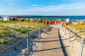 To the north of binz stretches the schmale heide (the narrow heath. Access To The Beach Of Binz On Ruegen Germany Editorial Photo Image Of Access Shoreline 136829596