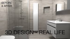 2d and 3d bathroom designs. The Stone Rooms Before After 3d Bathroom Design Facebook