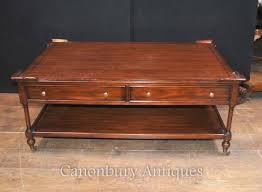 William and mary antiqued coffee table. Regency Coffeee Table In Mahogany English Furniture Tables